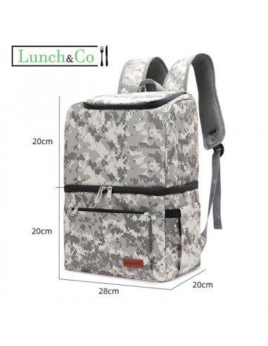 Sac à Dos Isotherme Camouflage Gris l'achat 