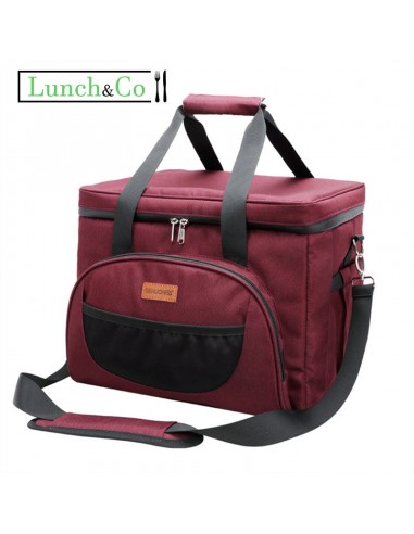 Sac Isotherme 28L Rouge Foncé meilleur choix