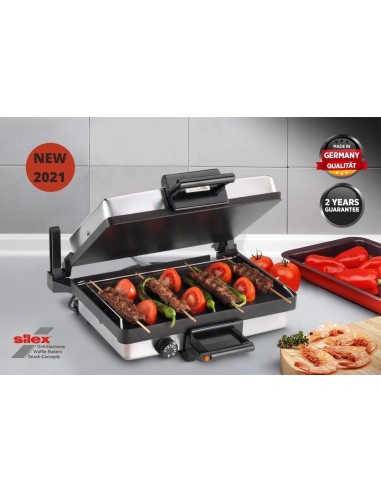 SILEX Grill et plaque de cuisson en acier inoxydable (avec plateau) - Nouveau 2023 en ligne des produits 