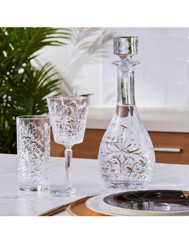 KARACA ROME Set de verres à eau avec carafe 25 pièces la colonne vertébrale