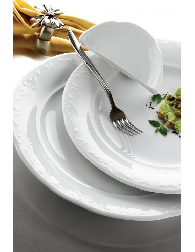 KUTAHYA PORCELAINE CAPRICE Service de table blanc 12 personnes 83 pièces vente chaude votre 