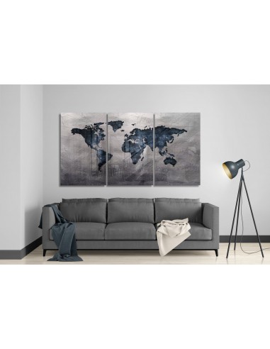 Méga Tableau en verre - 3 pièces - World Map Comment ça marche