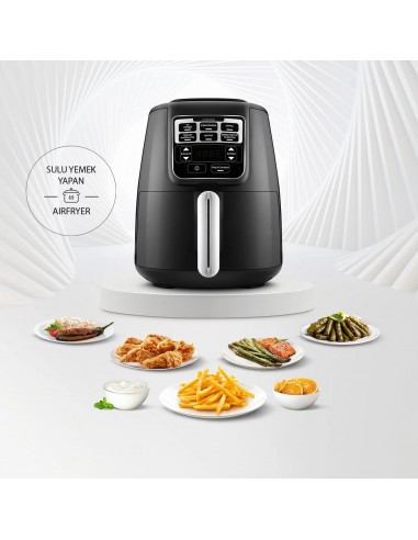 KARACA AIR PRO COOK XL 2 en 1 Airfryer parlante black chrome en stock