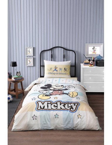 ÖZDILEK MICKEY MOUSE STAR  Disney Parure de lit renforcé enfant 1 personne pas chere