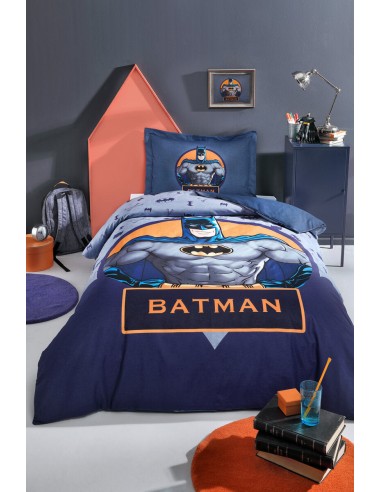 ÖZDILEK BATMAN DANGER Parure de lit renforcé 1 personne ou a consommer sur place