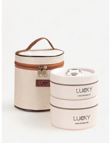 Coffret Lucky Lunch Box Isotherme Inox livraison gratuite