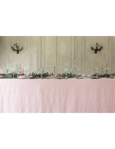 Rose Linen Tablecloth Par le système avancé 