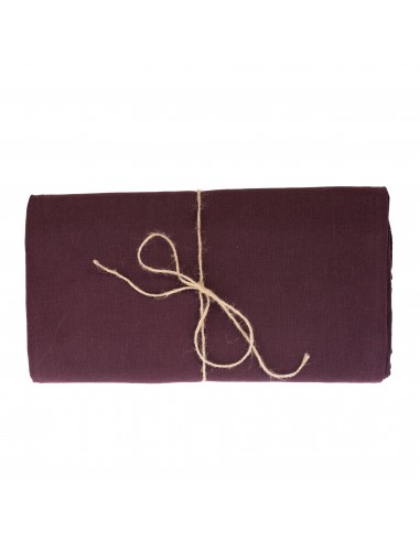 Aubergine Linen Tablecloth l'achat 