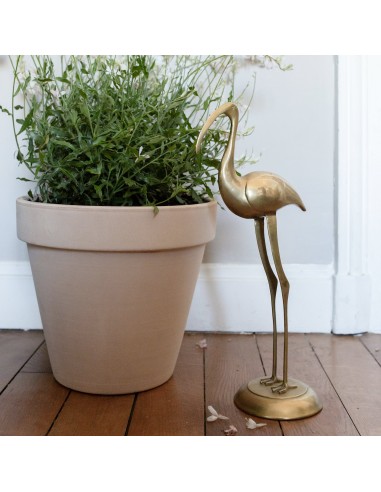 Brass Crane Sculpture commande en ligne