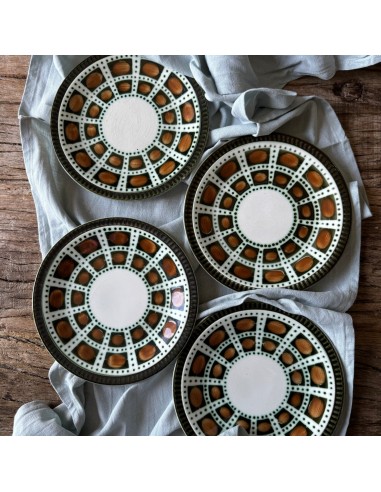 Set of 4 Mid-Century Boch Plates pour bénéficier 