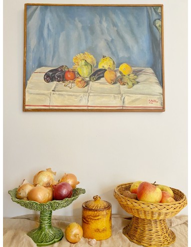 Peinture à l’huile nature morte 1961 les ligaments