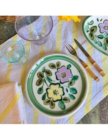 10 assiettes à fleurs Boch Belgium paiement sécurisé