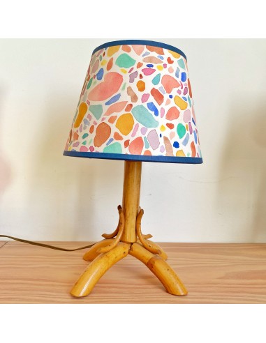 Lampe bambou 1950 destockage